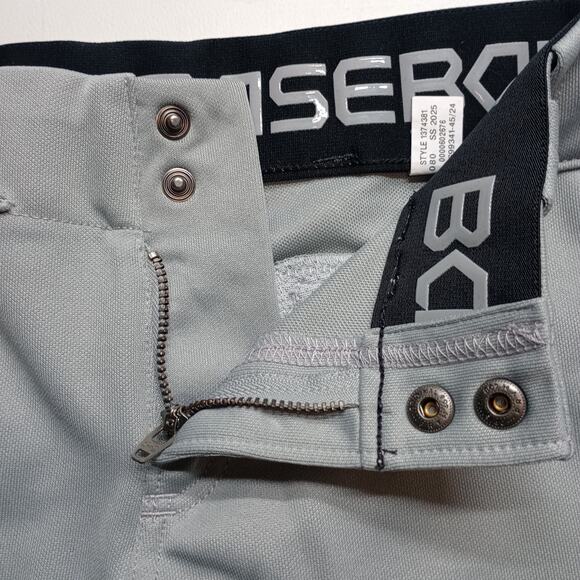 Under Armour Boys Athletic Baseball Sports Pants Gray - Picture 8 of 10